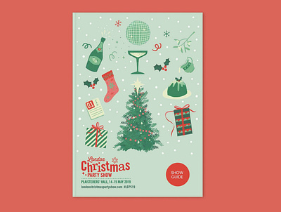 Christmas Party Show christmas design drawing event illustration