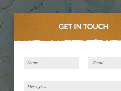 Contact/Locations contact form locations texture web design