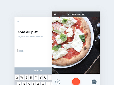 yumeat — publish photo app application design feed food minimal photo typography ui