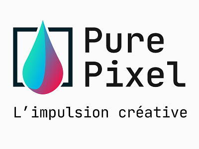 Pure Pixel branding design logo