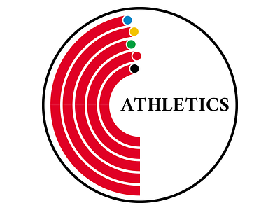 Athletics athletics badge logo olympics playoff sticker sticker mule