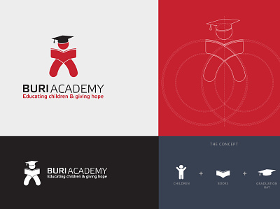 Buri Academy Logo Concept africa brand branding design logo logo design