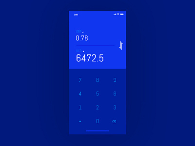 Calculator - Daily Ui Challenge - Day 4 calculator calculator app currency converter daily ui 004 mobile modern ui