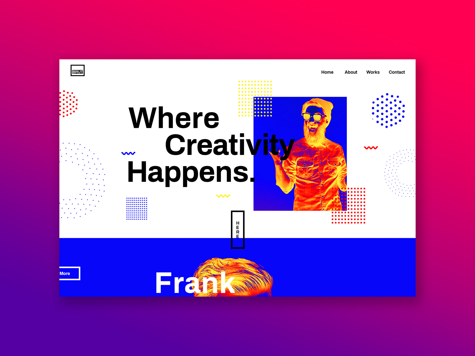 Brutalism Web Design By Lee Agosila On Dribbble