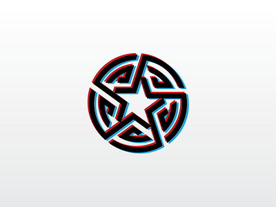 Pentagram Logo abstract circle design illustration logo monogram pentagon pentagram star stars