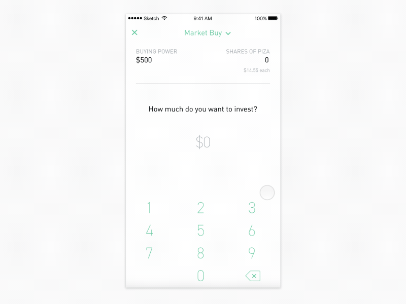 Design from "Fixing Robinhood’s investment flow" fintech interaction product design ui ux