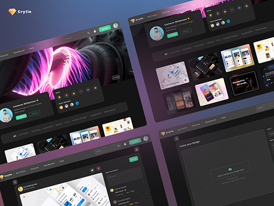 Crytie (Design Portal) 3d animation app branding design graphic design logo motion graphics ui ux