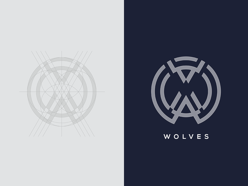 Wolves - Car Company Logo Design animal brand branding brandmark car company golden ratio icon identity lettermark logo logo type mark meaningful modern monogram symbol visual wolf wolves