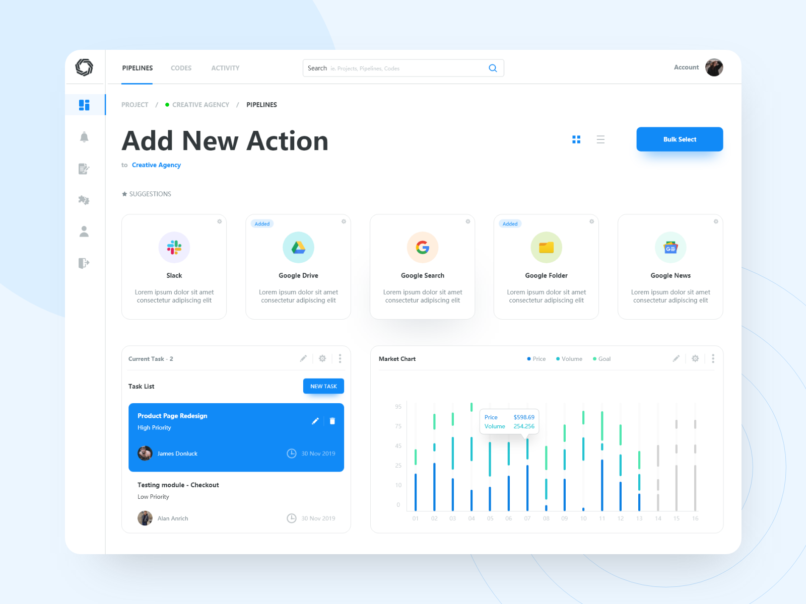 Dashboard Design by MindInventory Branding for MindInventory on Dribbble