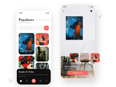 FatArt redesign art art app artist camera app expression flat minimal mobile mobile design mobile ui picture preview redesign shots ui ui design uidesign uiux ux work