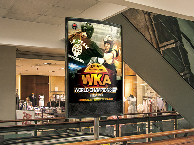WKA world championship design graphic design poster poster design vertical