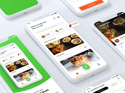 Restaurant App app applicaiton application design branding design modern redesign concept restuarent ui