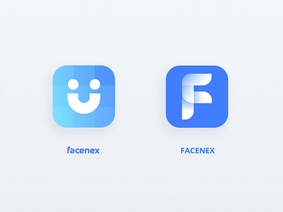 Facenex App Icon app app concept application design branding design icon logo modern vector