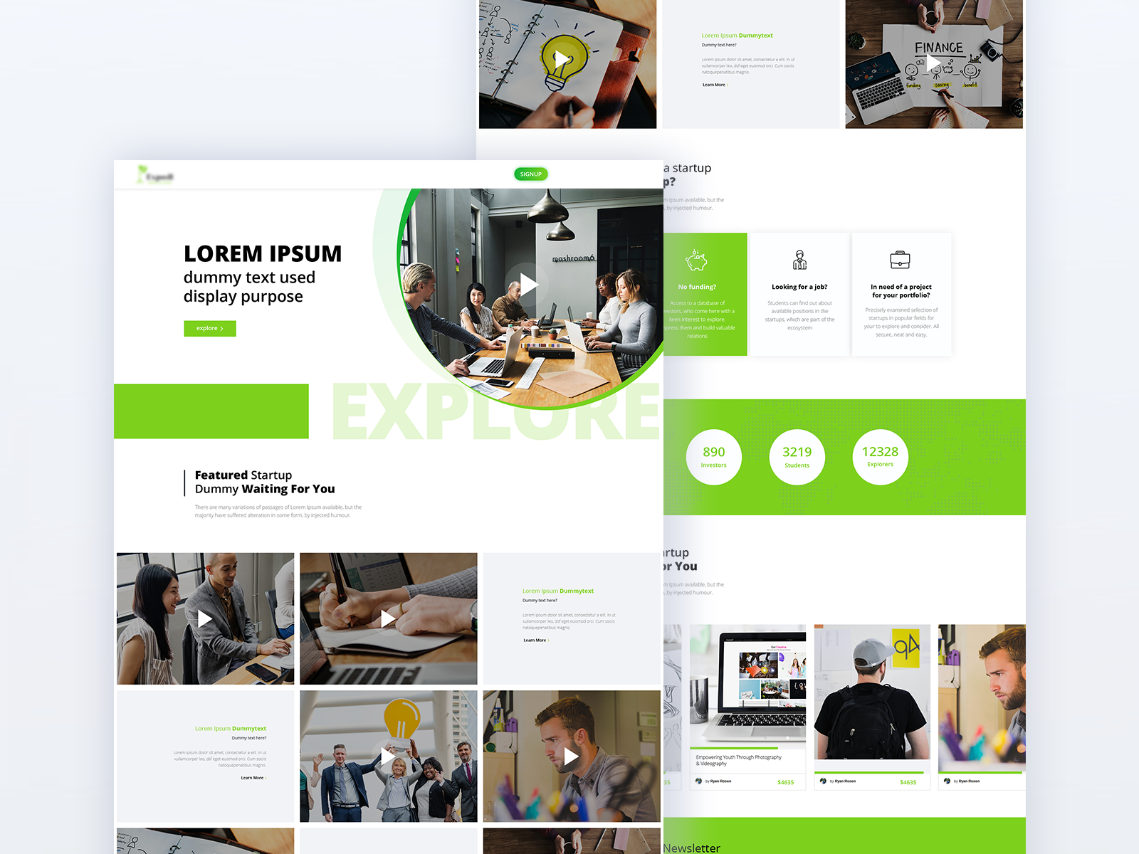 Exploring Web Pages Explore webpage by Creaftedpixxxels on Dribbble
