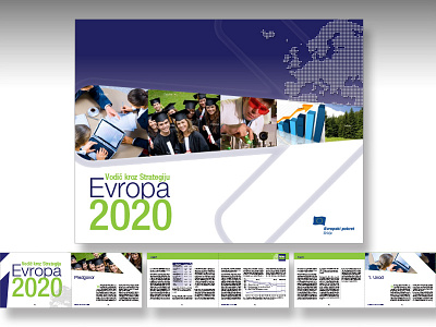 EU2020 book brochure concept illustrator indesign logo photoshop vector