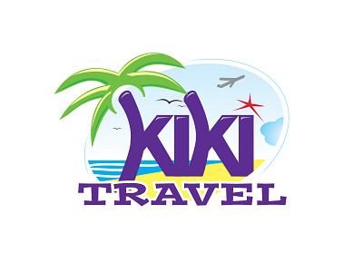 Kiki Travel idea logo logo design logo travel agency travel agency