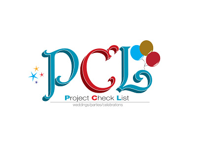 Pcl celebrations concept kids logo logo design parties party animals weddings