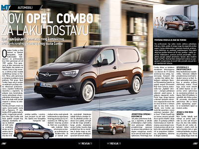 Opel Combo graphic design magazine magazine graphic design new opel opel combo