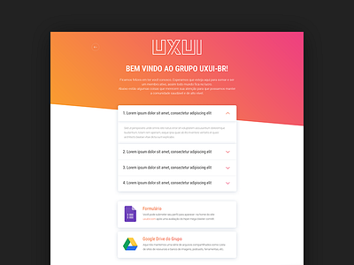 UXUI-BR Rules page