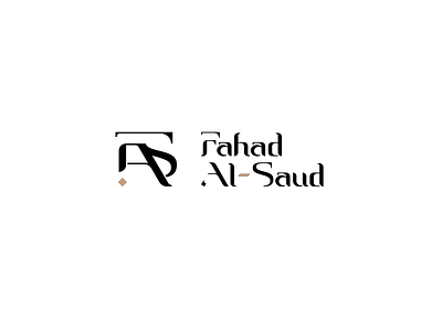 Fahad Al Saud logo concept arabian fahad al saud logo typography