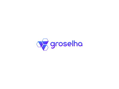 Groselha Logo Proposal branding illusion joint lettering logo modular systemic triangle typography