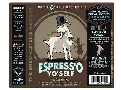 Espresso Yo'Self beer brewmasters bakery espresso goat label