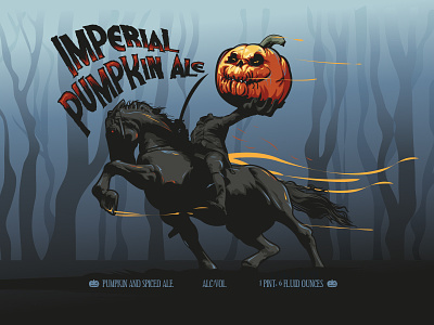 Imperial Pumpkin Ale ale beer craft beer halloween headless horseman pumpkin