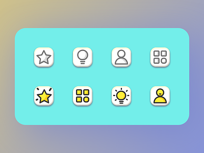 hello dribbbles -Icon color design icon sketch ui