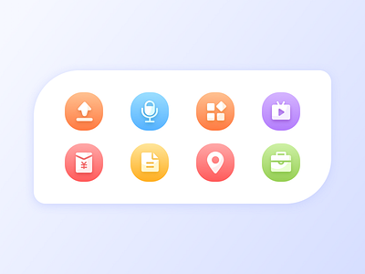 The icon design of an APP app icon ui