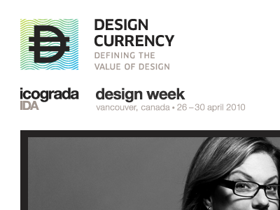 ICOGRADA International Design Week clean icograda light site id