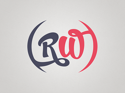 A Responsive Rebound logo script typography