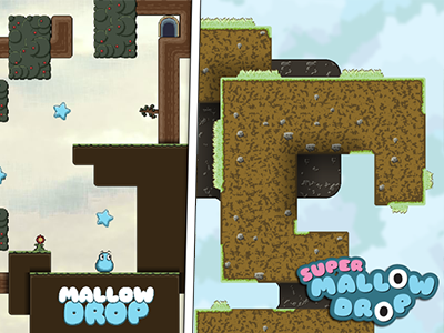 Mallow Drop, 2011 vs 2014 game pixel