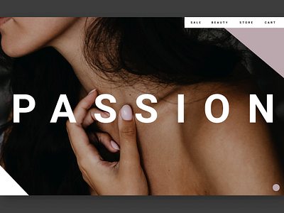 Beauty UI Design beauty branding design ui ux web design women