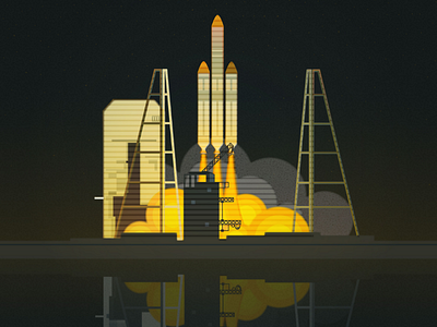Touch the sun digital art editorial illustration graphic design graphics illustration mission nasa parker rocket solar probe space