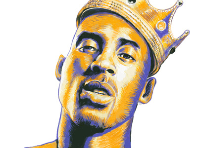 KingKobe nba kobebryant 24 ginozko lakers portrait biggiesmalls pencil handdrawn