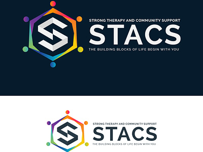 STACS logo branding design icon illustration logo typography vector