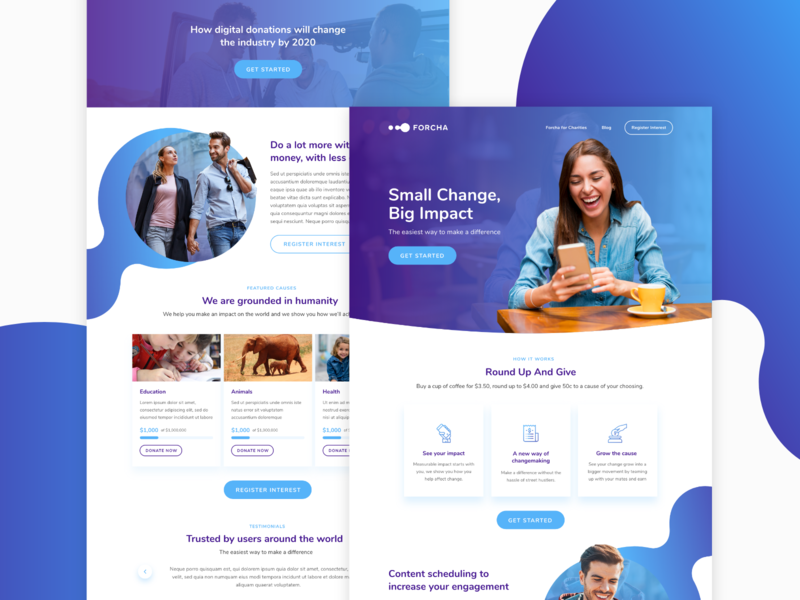 Дизайн landing page