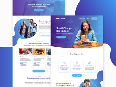 Forcha landing page