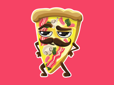 Alfredo pizza alfredo character cheese italy pizza sticker