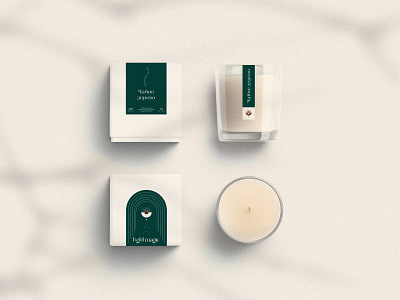 Candle company packgage branding design graphic design logo packgage