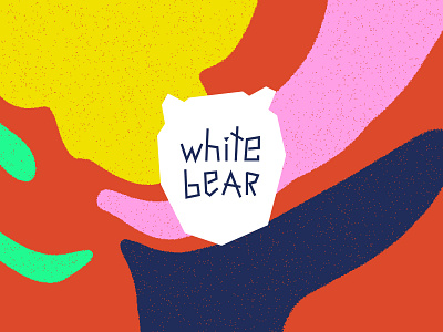 Logotype for travel agency White bear brandbook branding design graphic design logo vector