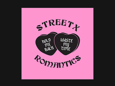 StreetX Valentines Tee branding design illlustration merch typography vector