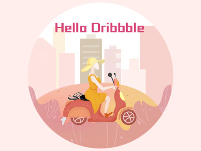 hello dribbble illustrator