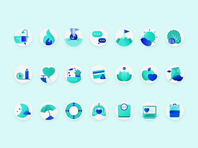 CBT Therapy Illustration Icons