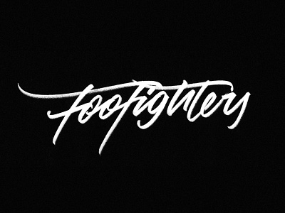 Foo fighters art foo fighters graphic design handlettering lettering logo typography