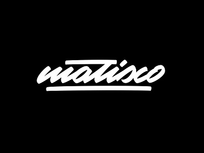 Matisco brushpen handlettering lettering logo logotype typography vector art wordmark