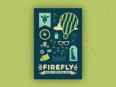 Firefly Poster firefly music festival poster