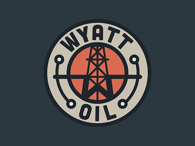 Wyatt Oil Concept branding logo oil