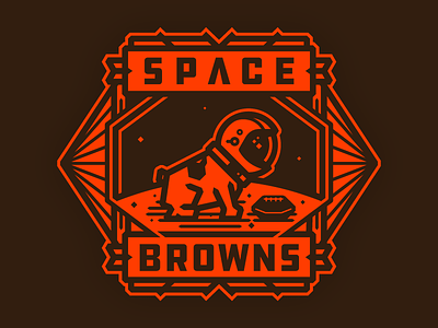 S P A C E B R O W N S astronaut browns champions of the galaxy dog space spacebrowns