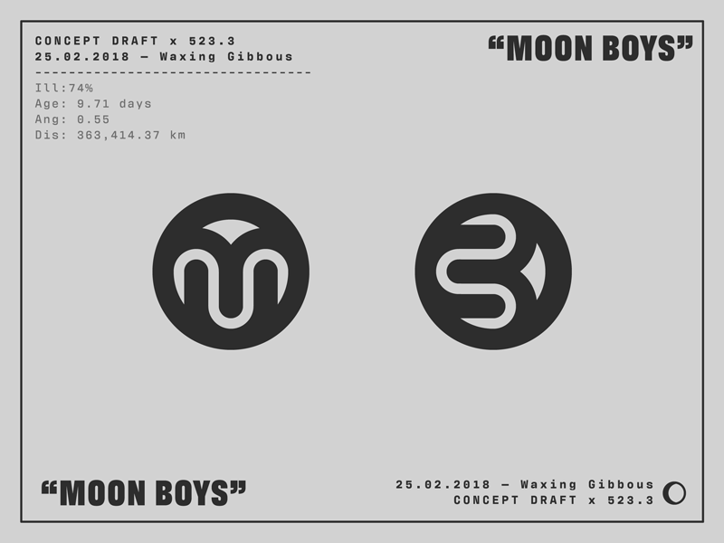 "MOON BOYS" 523.30 boys moon moon boys moonboys